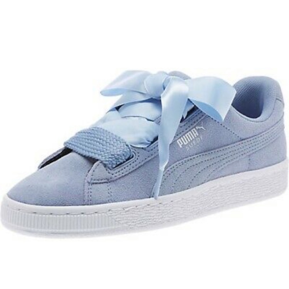 Kids Lavender Puma Suede Sneaker